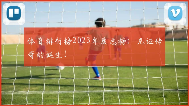 体育排行榜2023年度总榜:见证传奇的诞生!
