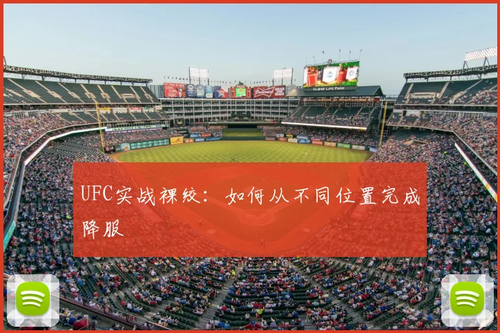 UFC实战裸绞：如何从不同位置完成降服